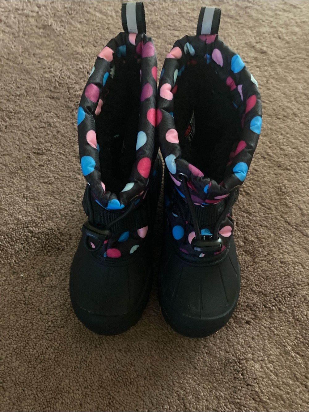 Northside Kids Black Snow Boots  size 11 girls